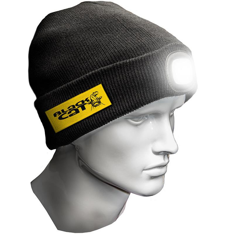 Bonnet Homme Black Cat Led Lancer Beanie - Noir