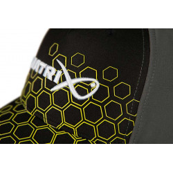 CASQUETTE HEX PRINT BASEBALL CAP MATRIX BLACK