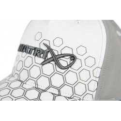 CASQUETTE HEX PRINT BASEBALL CAP MATRIX WHITE